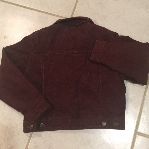 Lilly Pulitzer brown corduroy jacket lightly lined - Picture 2 of 4